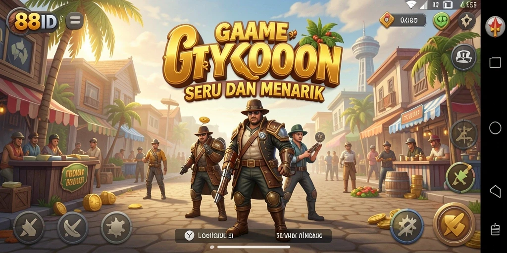 Tampilan gameplay 88ID menampilkan strategi Tycoon yang seru.