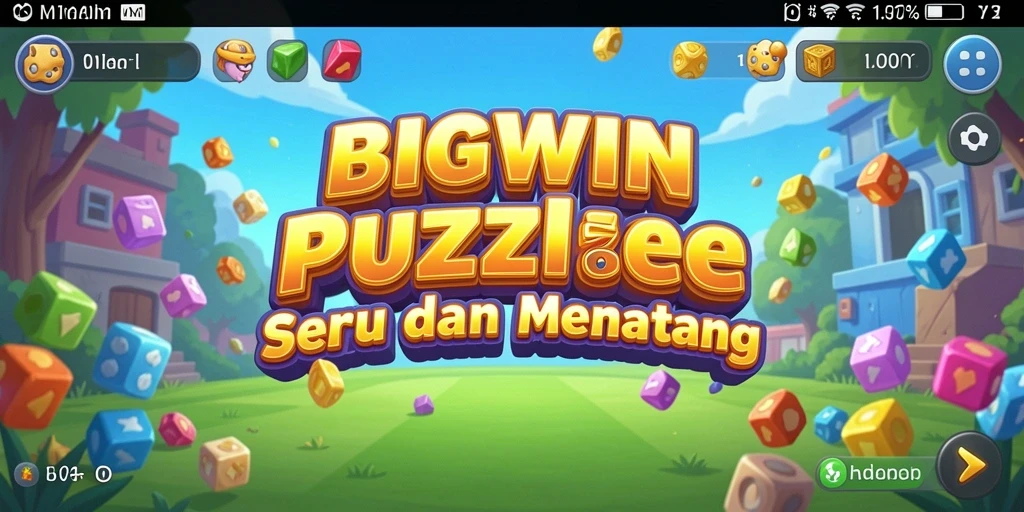Tampilan menarik dari gameplay Puzzle di BIGWIN.