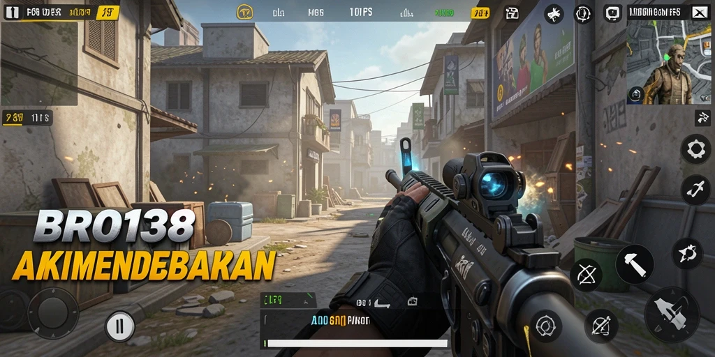 Tangkapan layar menampilkan momen seru dalam pertarungan FPS.