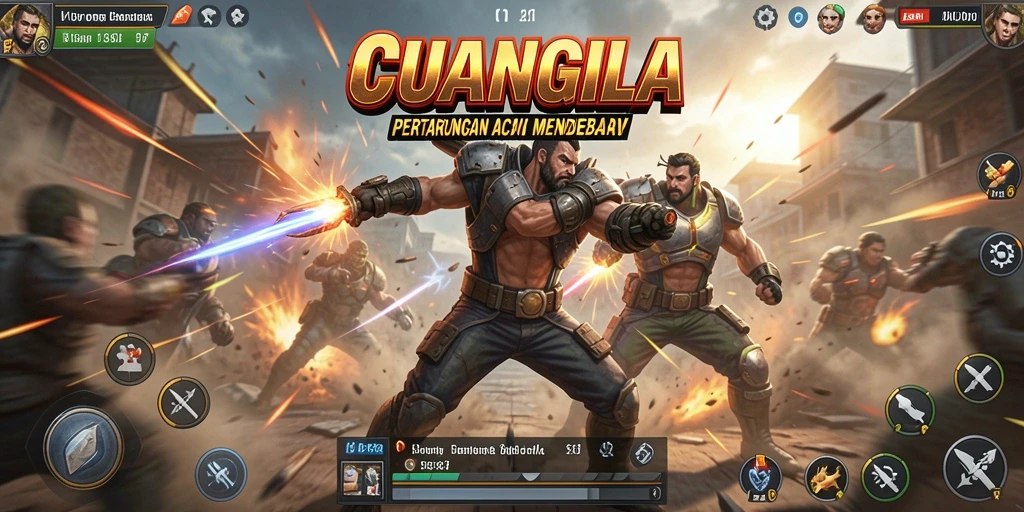 Tangkapan layar menunjukkan aksi mendebarkan dalam CUANGILA.