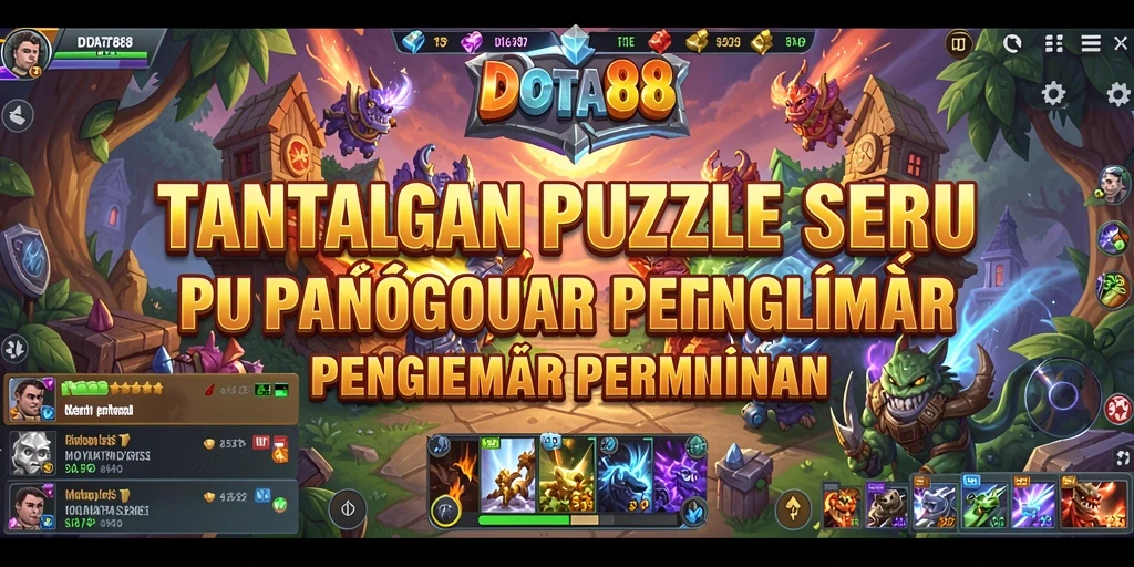 Tampilan gameplay DOTA88 yang dinamis dan seru dalam teka-teki.