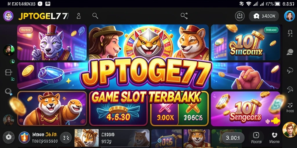 Screenshot gameplay menarik dari JPTOGEL77 yang menunjukkan keseruan permainan Slot.