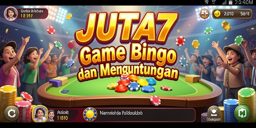 Gameplay seru di JUTA7 saat bermain Bingo secara online.