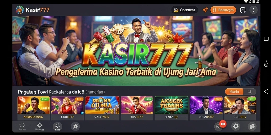 Tampilan gameplay KASIR777 yang mengasyikkan dan interaktif