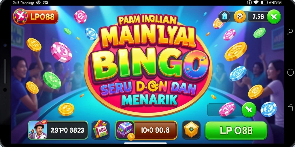 Tampilan gameplay LPO88 dengan momen seru dalam bermain Bingo.