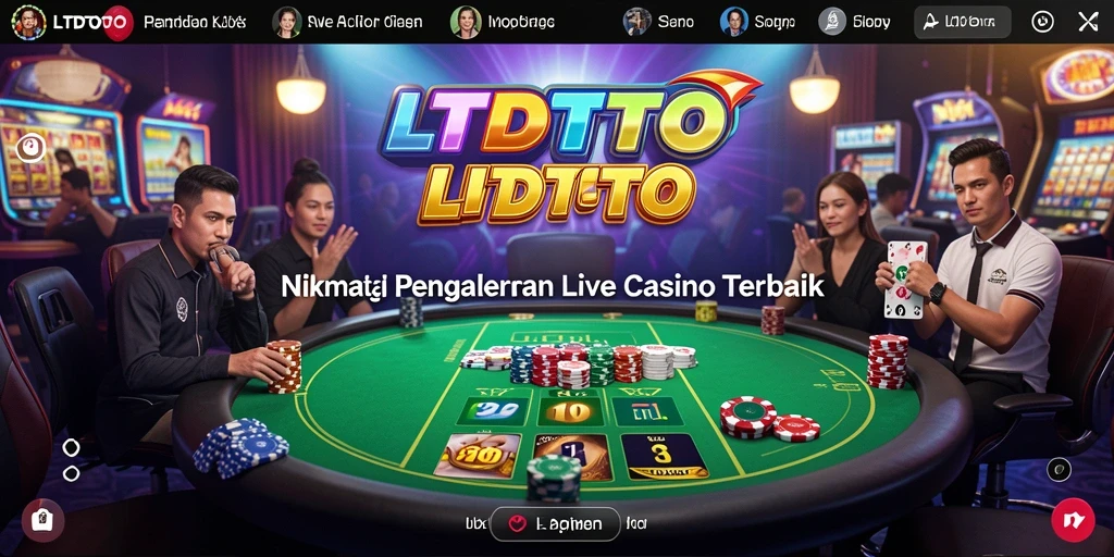 Tampilan gameplay LTDTOTO yang menarik dan interaktif selama sesi Live Casino.