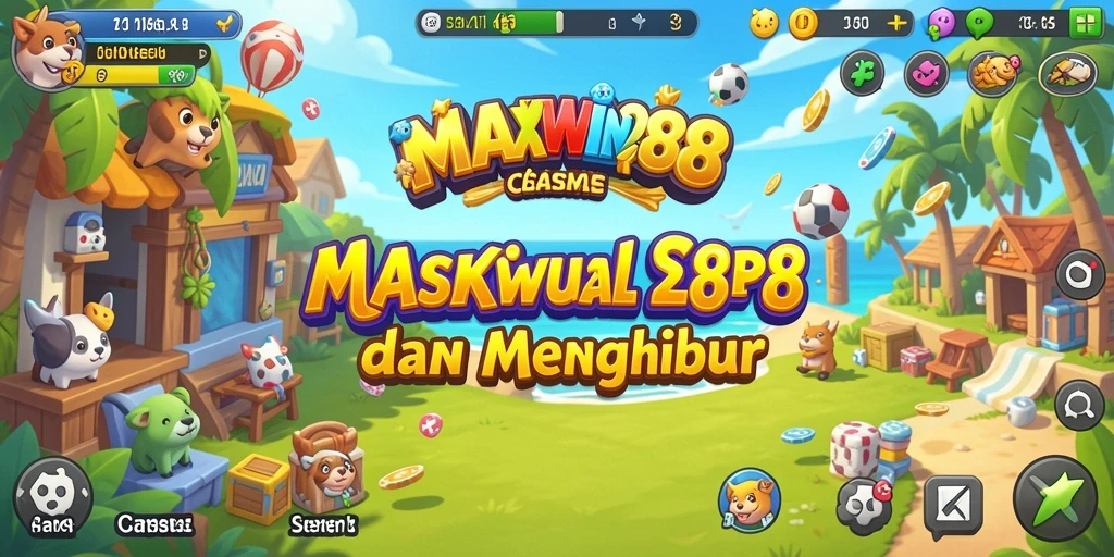 Tampilan antarmuka gameplay menarik dari MAXWIN288.