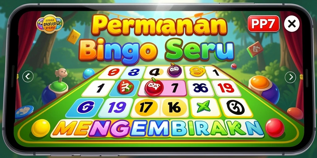 Tampilan gameplay utama permainan Bingo PP7 yang seru.