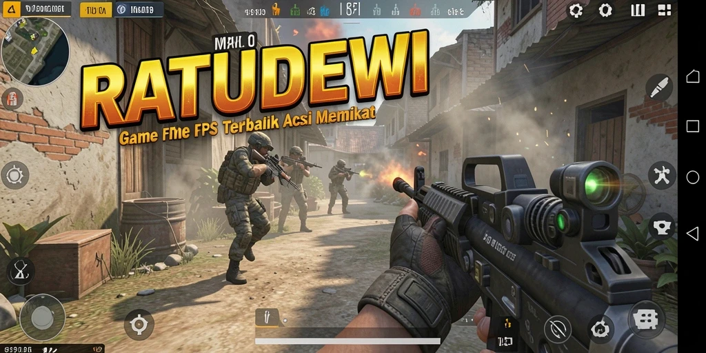 Tampilan gameplay memukau dari RATUDEWI dengan aksi seru.