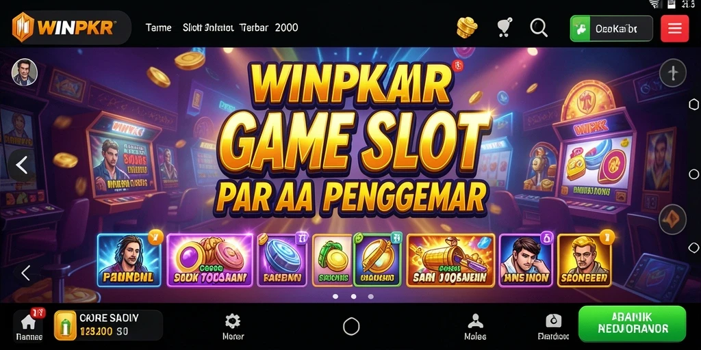 Tampilan menarik gameplay slot di WINPKR dengan grafis menawan.
