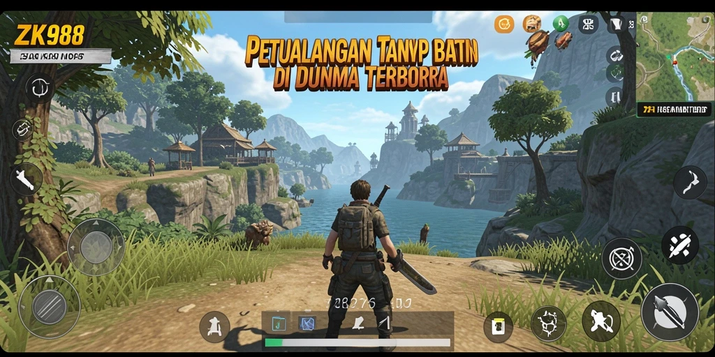Tampilkan gameplay ZK988 yang menakjubkan di dunia terbuka.